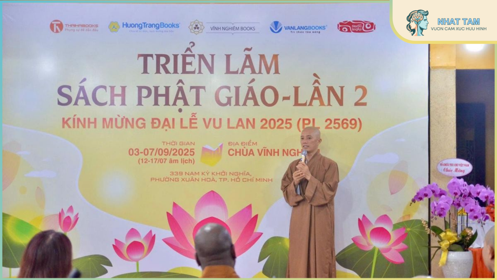 Triển lãm sách Phật giáo lần 2 tại Tổ đình Vĩnh Nghiêm, kênh nhật tâm