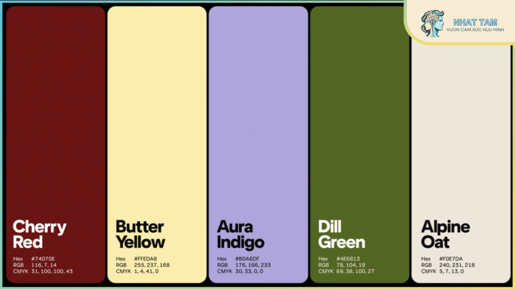 Xu hướng màu sắc chủ đạo 2025: Pinterest Palette công bố gam màu mới cho thiết kế