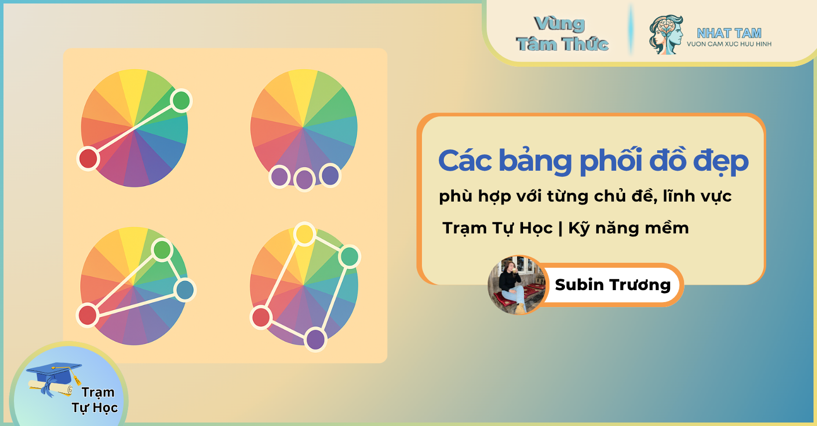 Các bảng phối màu đẹp phù hợp với từng chủ đề, lĩnh vực