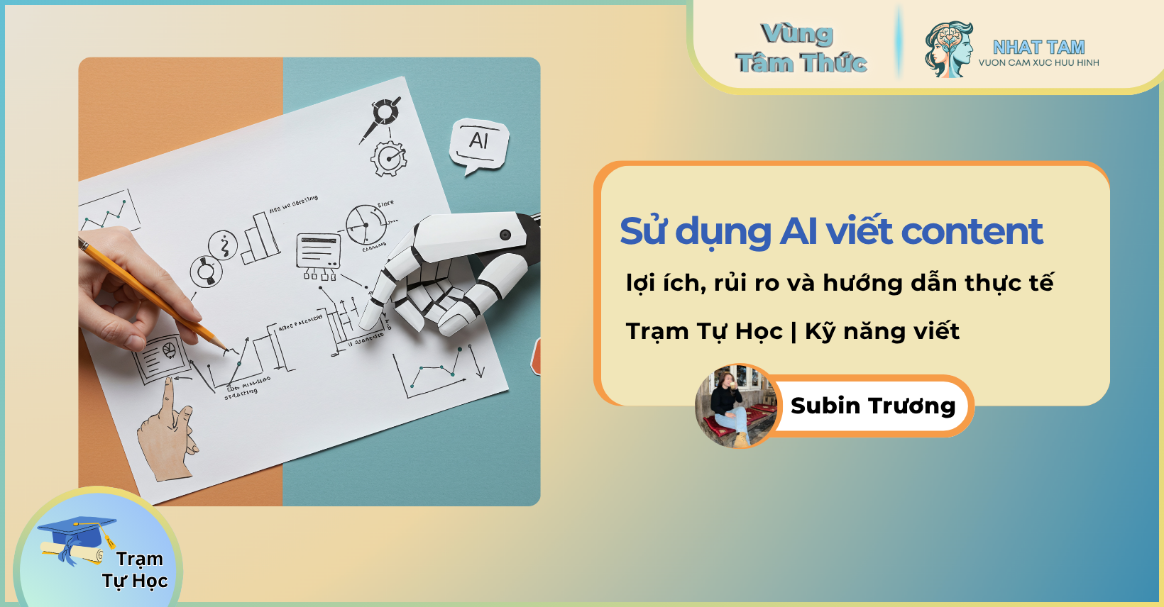Sử dụng AI viết content: lợi ích, rủi ro và hướng dẫn thực tế