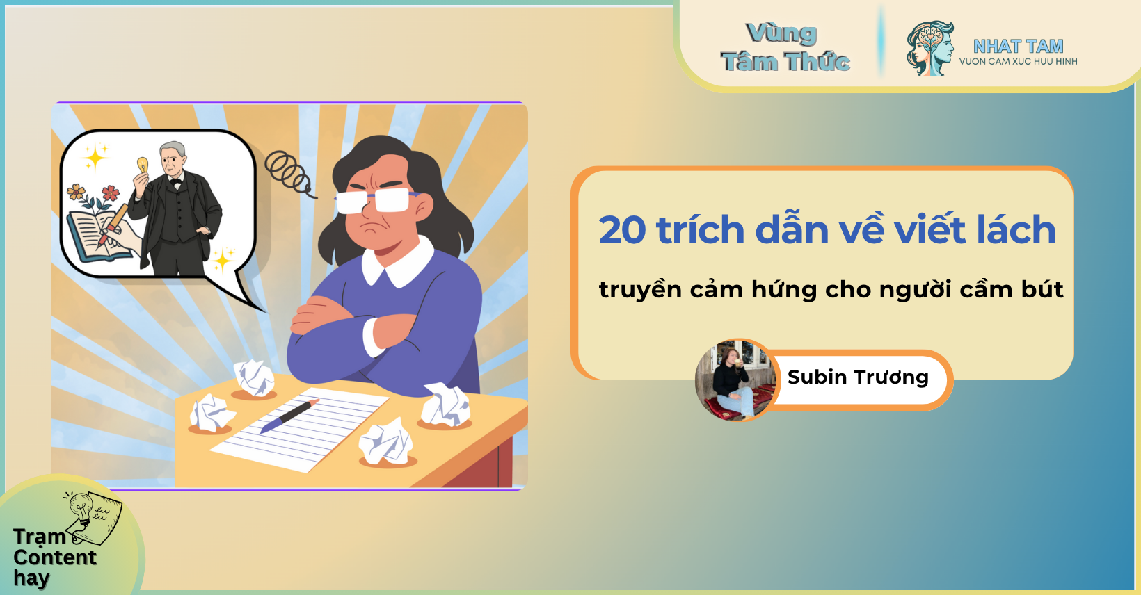 20 trích dẫn về viết lách truyền cảm hứng cho người cầm bút