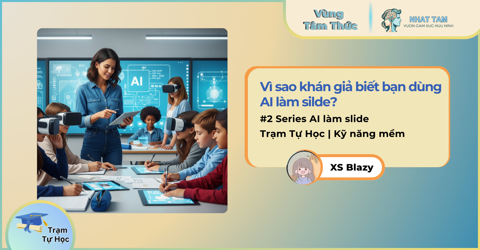Vì sao khán giả biết bạn dùng AI làm slide?
